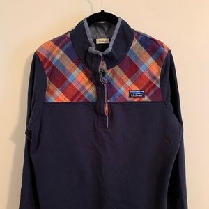L.L. Bean rugby sweatshirt top
